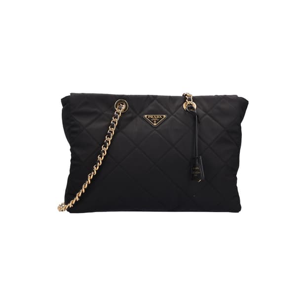 프라다 1BG467 리에디션 1995 셰네 라지 리나일론 백 블랙