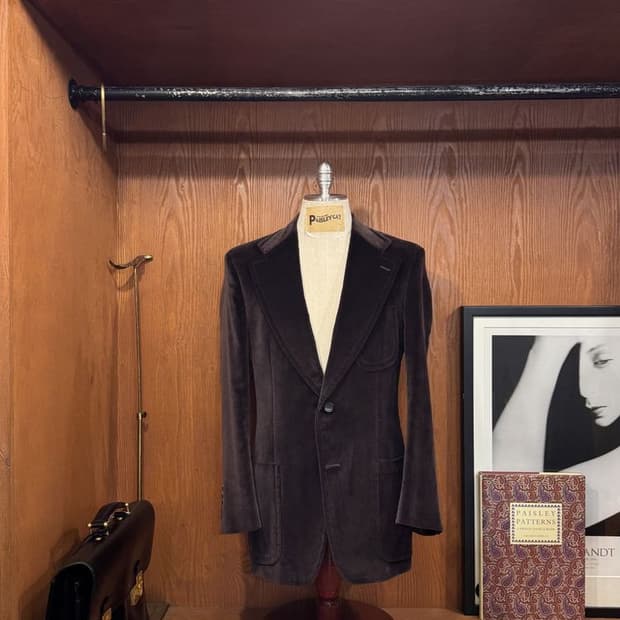 구찌 톰포드 벨루어 자켓