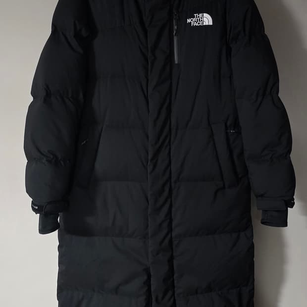 노스페이스 여자 구스다운 롱패딩.
싸이즈 85
