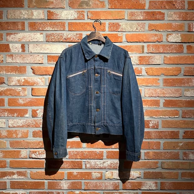 1950s USA 빈티지 시어스 로벅스 2세대 웨스턴 셀비지 데님 자켓