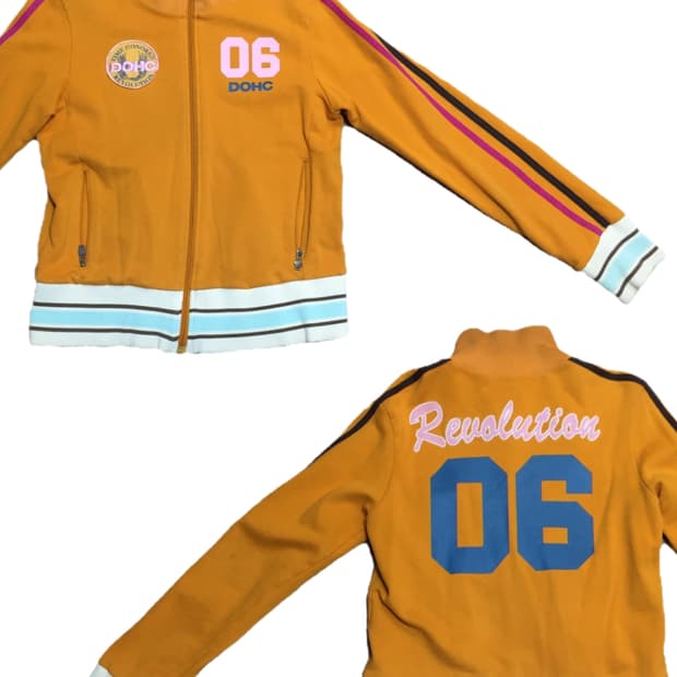 DOHC 옐로우 노란 아우터 집업