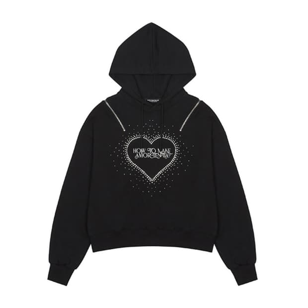[스테이씨 아이사 착용] 러브이즈트루 zipper hoodie 후드티