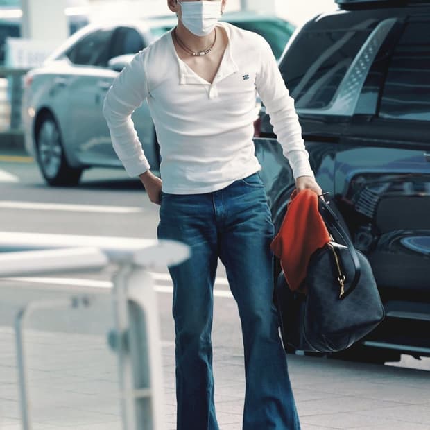 엘무드 잔느 플레어 데님 프렌치 블루 부츠컷 44