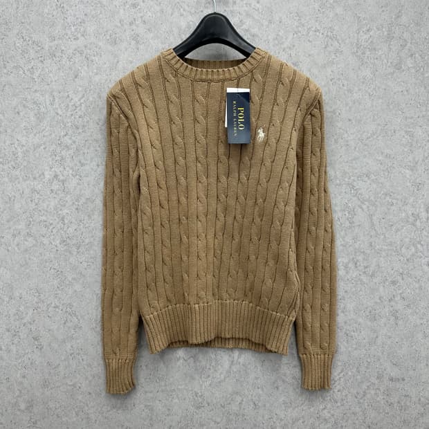 [미시착] 85 폴로 랄프로렌 여자 꽈배기 니트