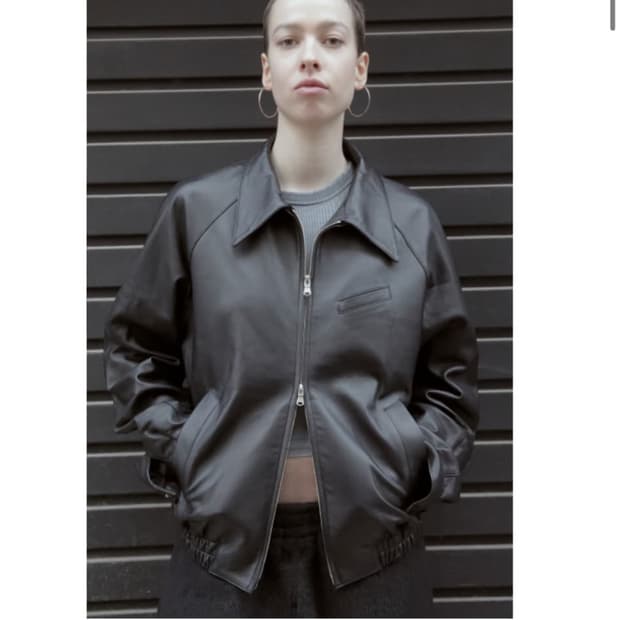 [46] mudule a8 leather jacket