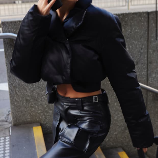 minasong / 민아송 크롭 푸퍼 자켓