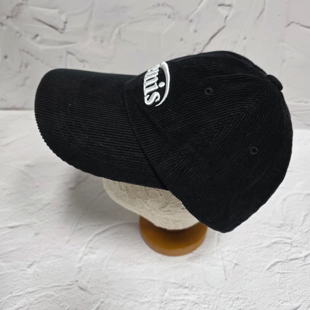 이미스 뉴 로고 코듀로이 블랙 볼캡