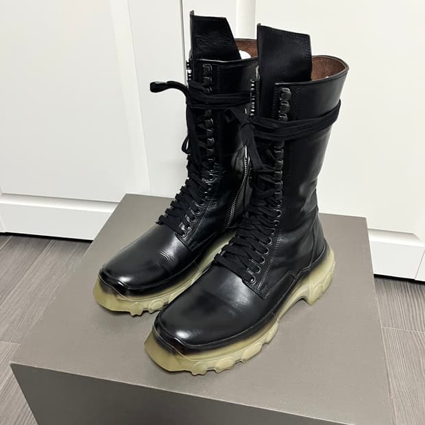 릭오웬스 / SISYPHUS 런웨이 트랙터 부츠 / 39.5