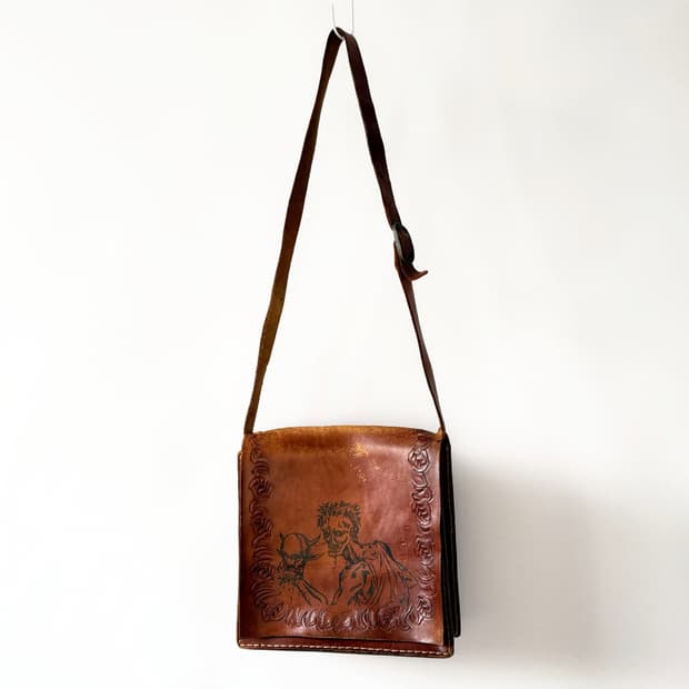 빈티지 포스트맨 숄더백 , 메신저 백