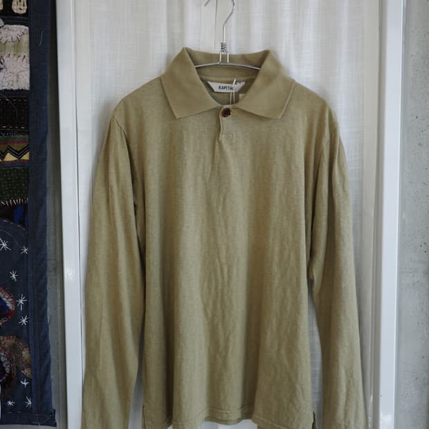 Kapital 캐피탈 폴로 롱 슬리브 티셔츠