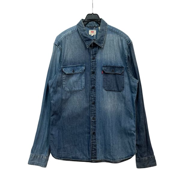 Levi's Dual-Pocket Denim Button-Up Shirt