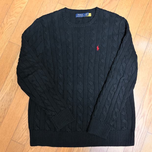 폴로 랄프로렌 케이블 니트