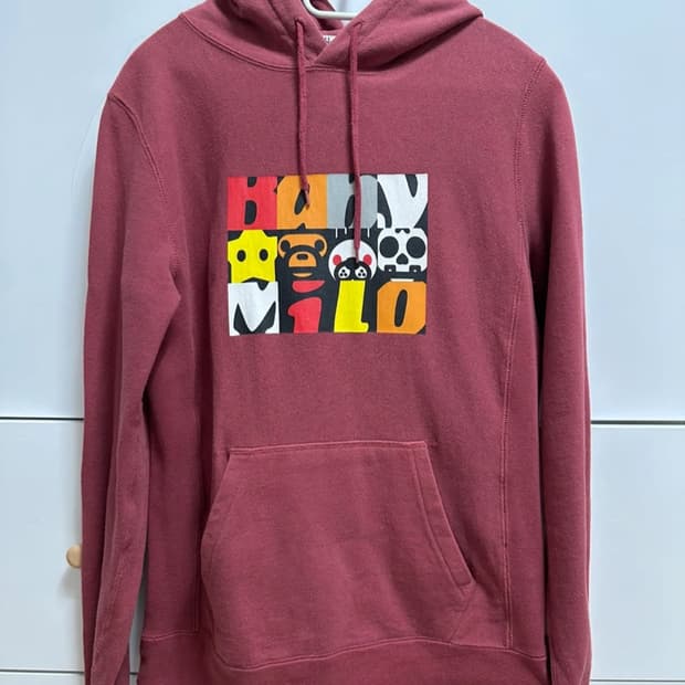 베이프 마일로 후드티 S