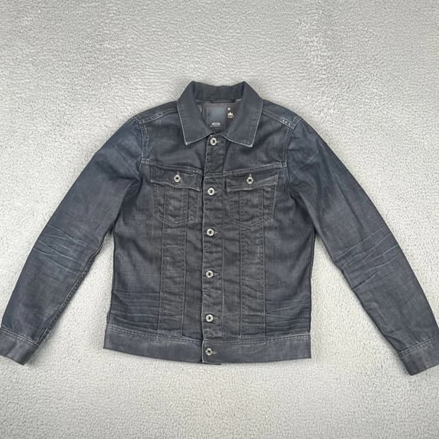 지스타 로우 3301 슬림 데님 자켓