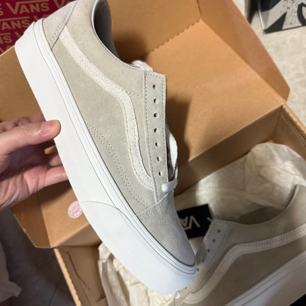 270사이즈 반스 올드스쿨 Vr3 LX 피그 스웨이드 오트밀