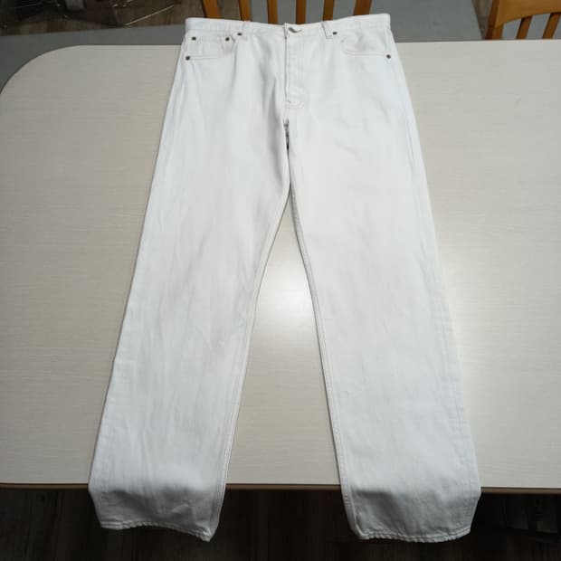 35-36 90's 리바이스501 일자진 화이트 35-252