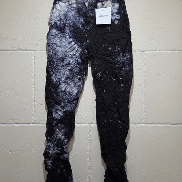 강혁 에어백 슈링크 플레어 트라우저 L 새상품