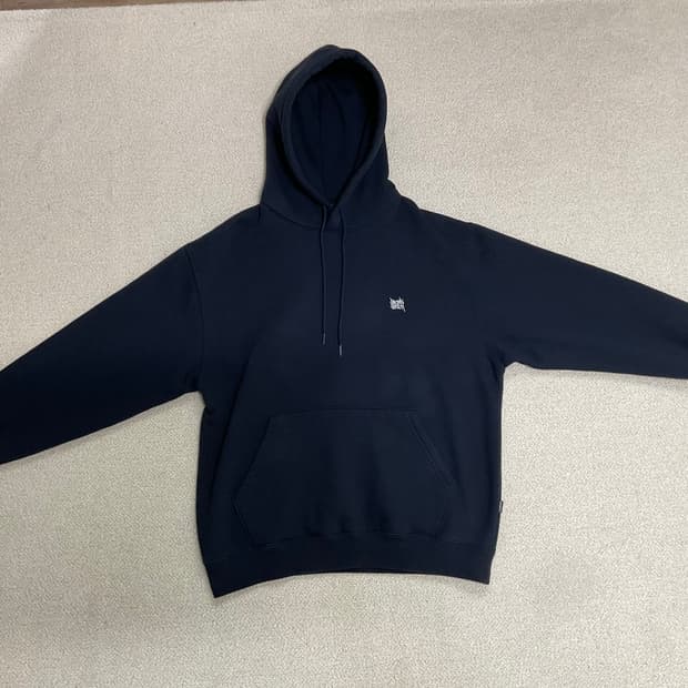 브라운브레스 후드티 네이비