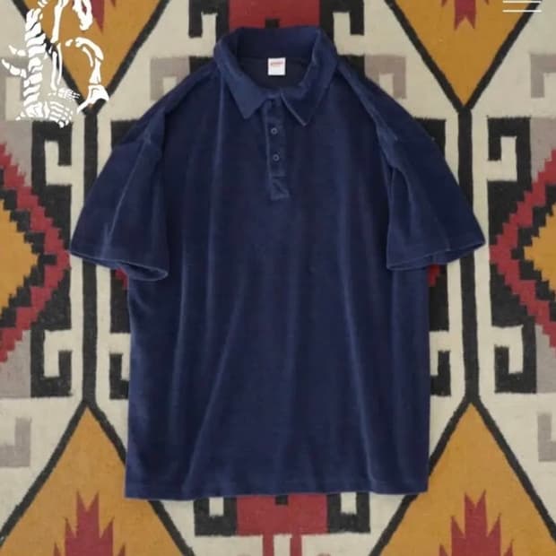 [ L ] 블랙아웃 서퍼 타월 셔츠