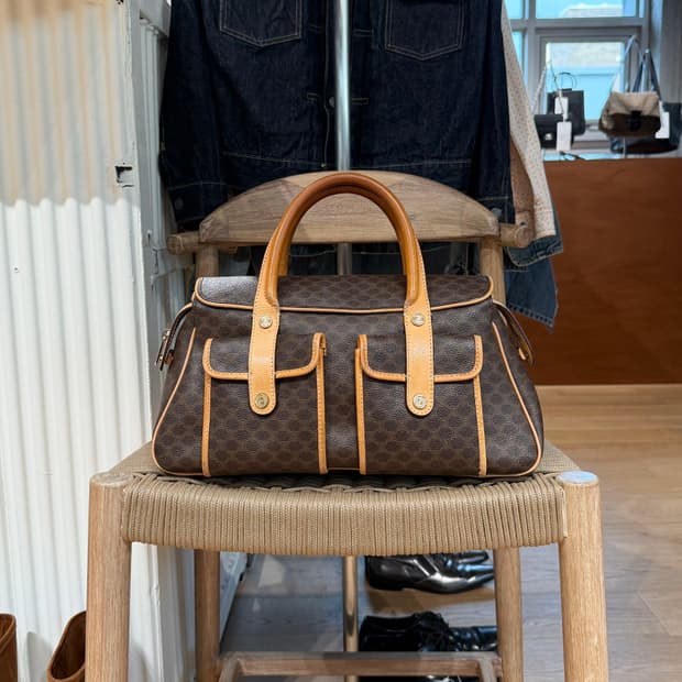 셀린느 브라운 마카담 토트백 