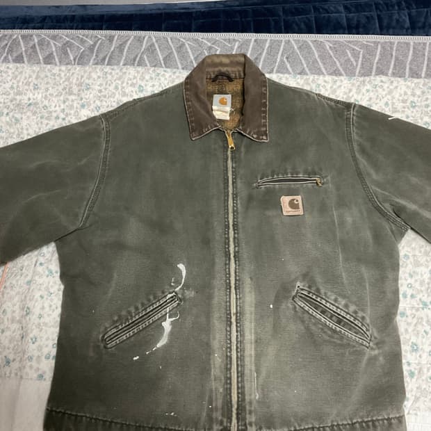 칼하트 디트로이트 j97 mos green XL