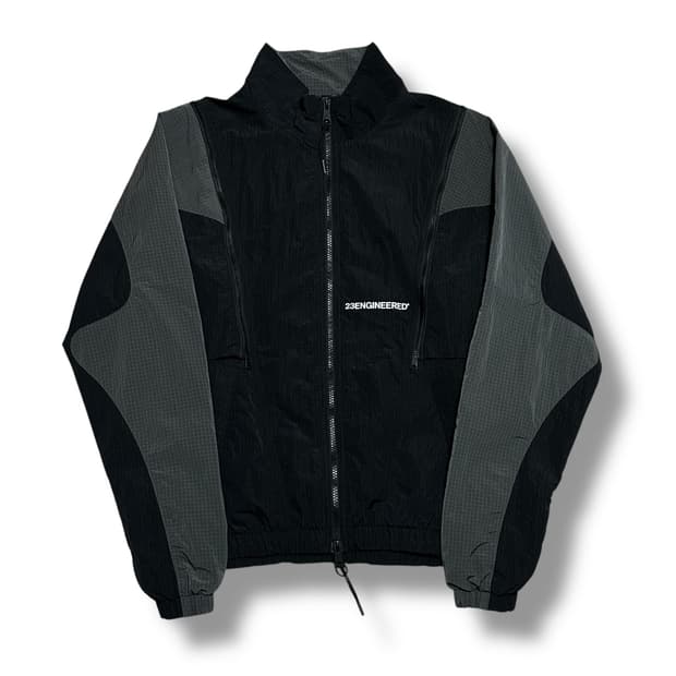Nike 조던 23 엔지니어드 디테처블 블렉 그레이 바람막이 우븐 자켓