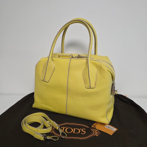 TOD'S 토즈 정품 디백 미듐 토트백 숄더백 투웨이 명품가방 2way백