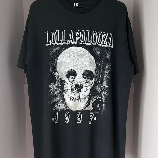 빈티지 90s 1997 Lollapalooza 밴드 티셔츠