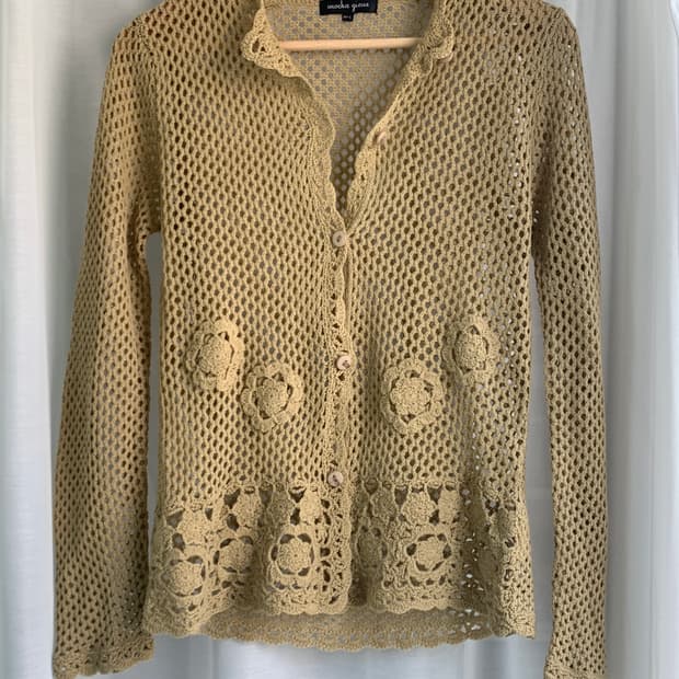 Mash flower cardigan