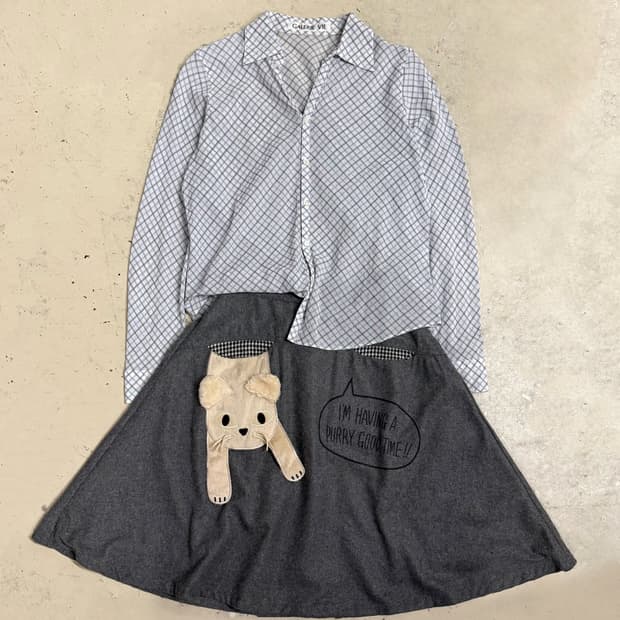 Kawaii nerd girl cody set🐶