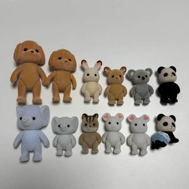 실바니안 인형 일괄 판매