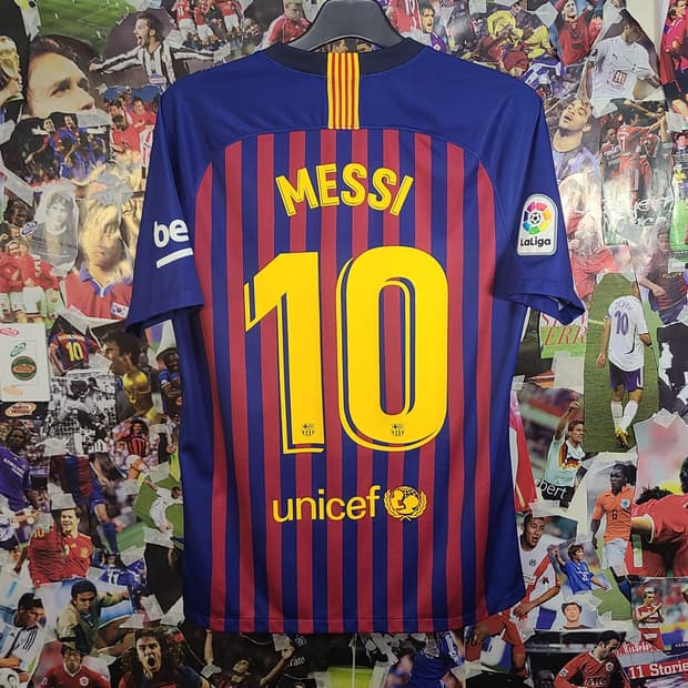 바르셀로나 17-18 시즌 메시 유니폼