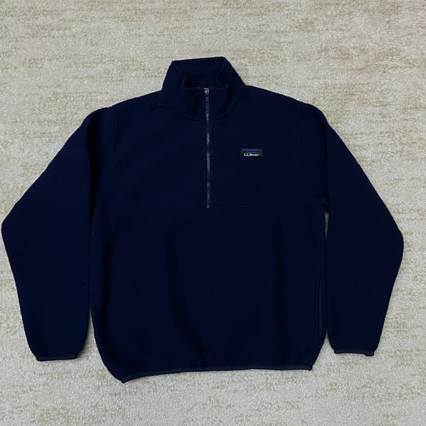 [M] L.L Bean 플리스 후리스 풀오버 신칠라 자켓