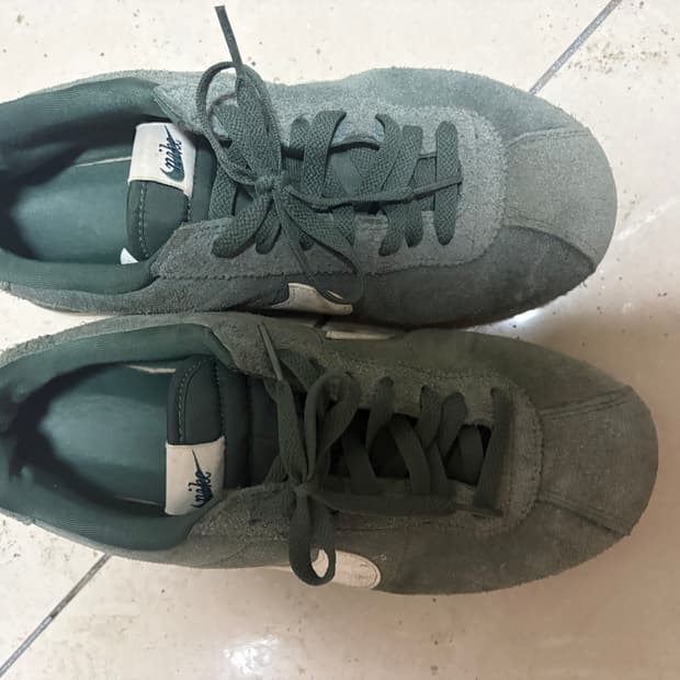 나이키 코트레즈 그린 스웨이드 270