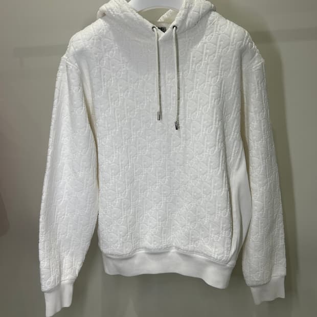 [정품/중고] 디올 오블리크 테리 후드티