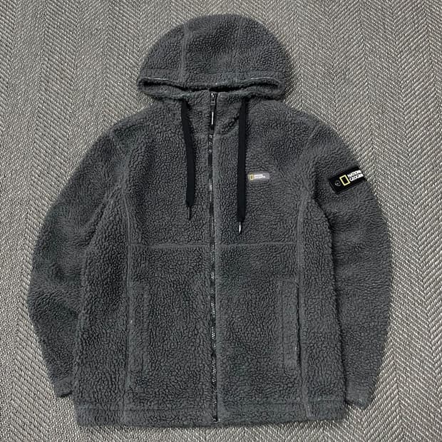 내셔널지오그래픽 플리스 후드집업 v0183