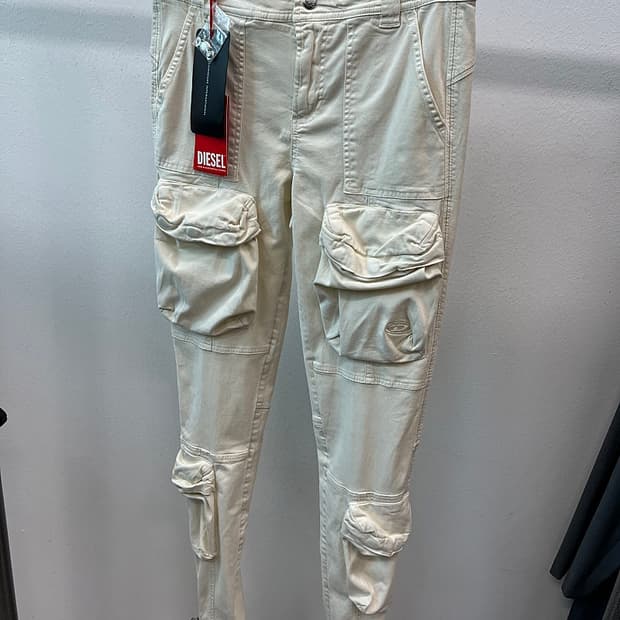 여) 디젤 아이포리 카고팬츠 