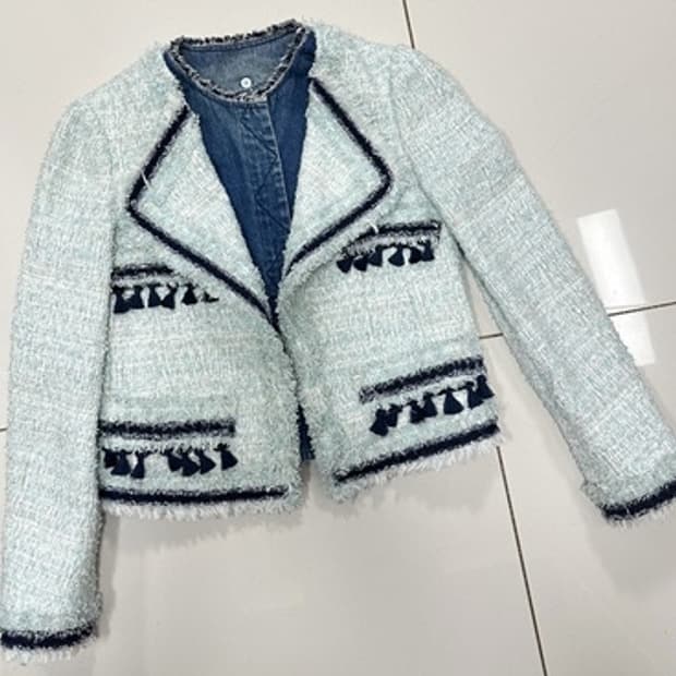 오즈세컨 트위드 자켓