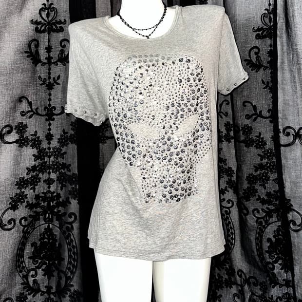 Skull parts Dolman sleeve