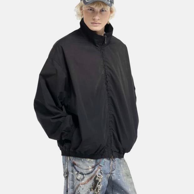 아크네스튜디오 백 로고 집업 자켓