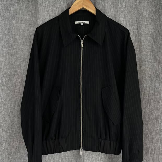 신앤리 핀스트라이프 해링턴 자켓/#3390