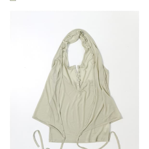 UlikaSanctus 울리카상투스 HALTER WRAP SLEEVELE