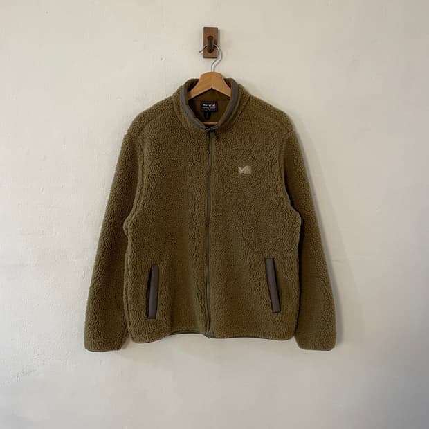 밀레 플리스 집업 