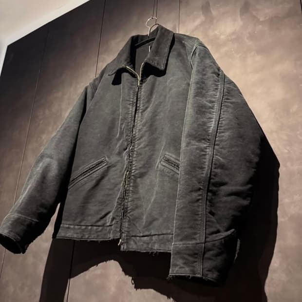 25aw 코모리 comoli 몰스킨 페이드 숏자켓 2사이즈