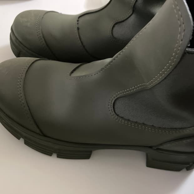 가니 첼시부츠 카키 36사이즈