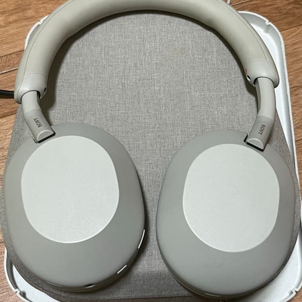 소니 WH-1000XM5 블루투스 헤드셋 실버