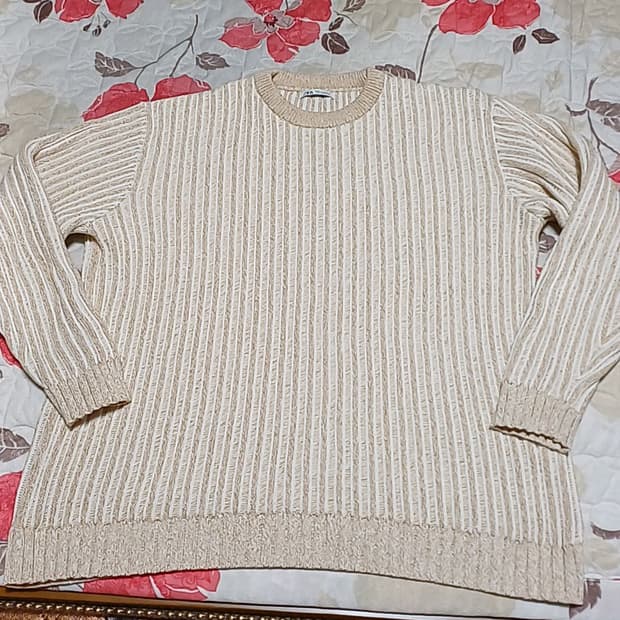 자라 니트 110 가슴61 기장73