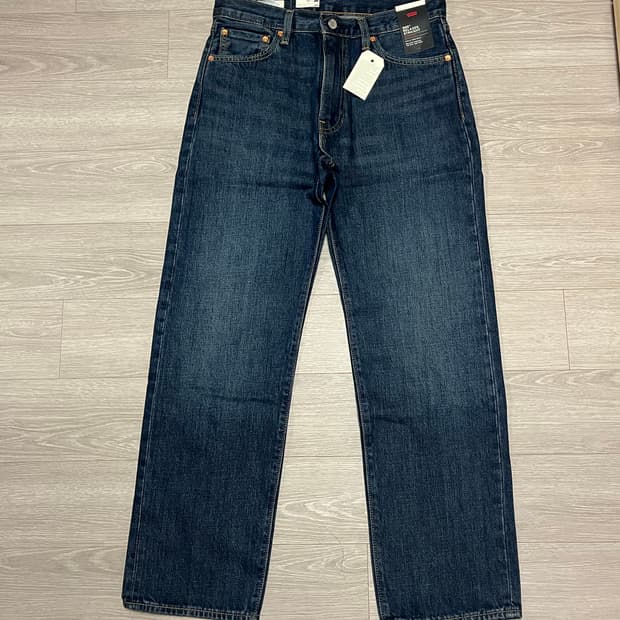 (새상품) 리바이스 555 릴렉스 스트레이트 데님 프리미엄 라인 청바지