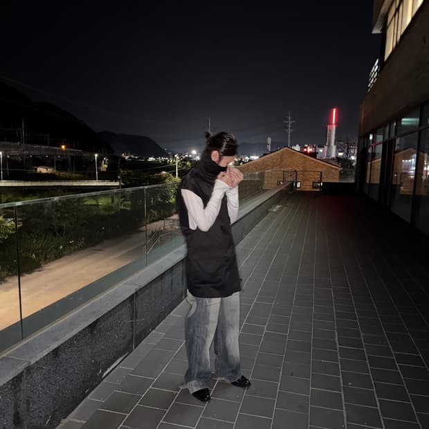 드리스반 노튼 더블 브레스티드 베스트