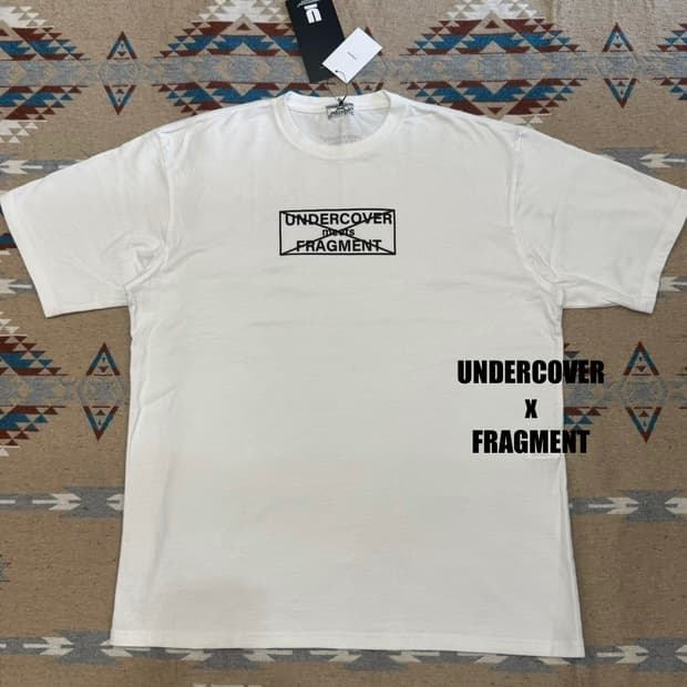 [3][L] 언더커버 x 프라그먼트 티셔츠 화이트 